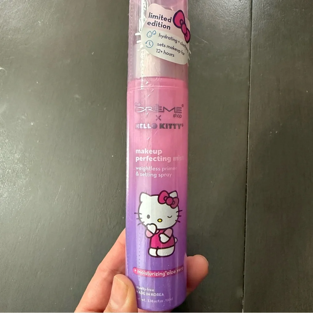 The Crème X Hello Kitty Makeup Perfecting Mist 3.38 FL OZ